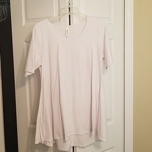 Lularoe white perfect t